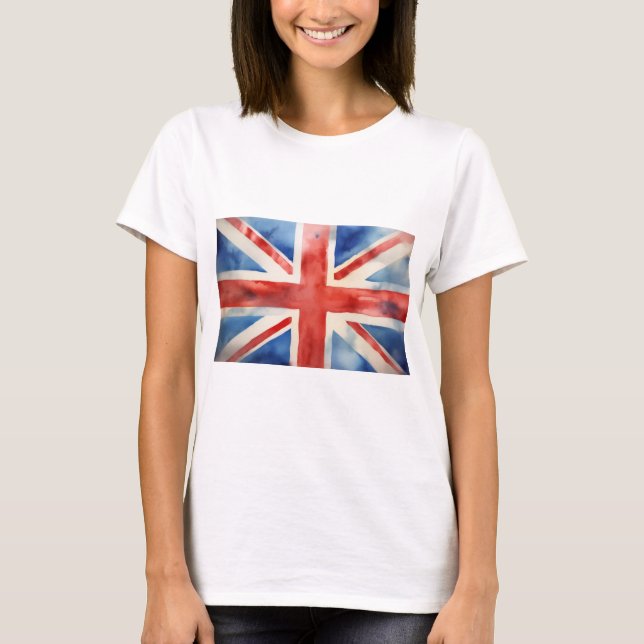 camiseta union jack de mujer (Anverso)