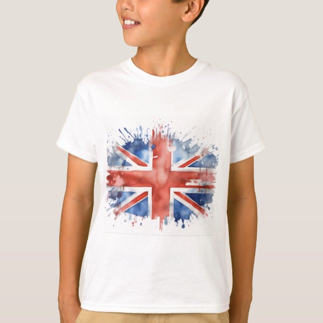 Camiseta union jack de niño (Anverso)