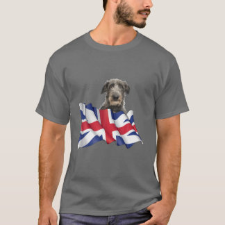 Camiseta Union Jack Flag Dog Scottish Deerhound