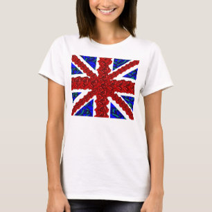 Camiseta Union Jack floral, unionjack fresco, Union Jack de