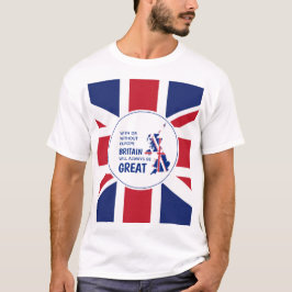 Camiseta UNION JACK Gran Bretaña siempre Gran BREXIT