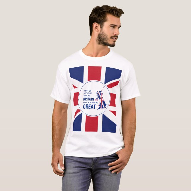 Camiseta UNION JACK Gran Bretaña siempre Gran BREXIT (Anverso completo)