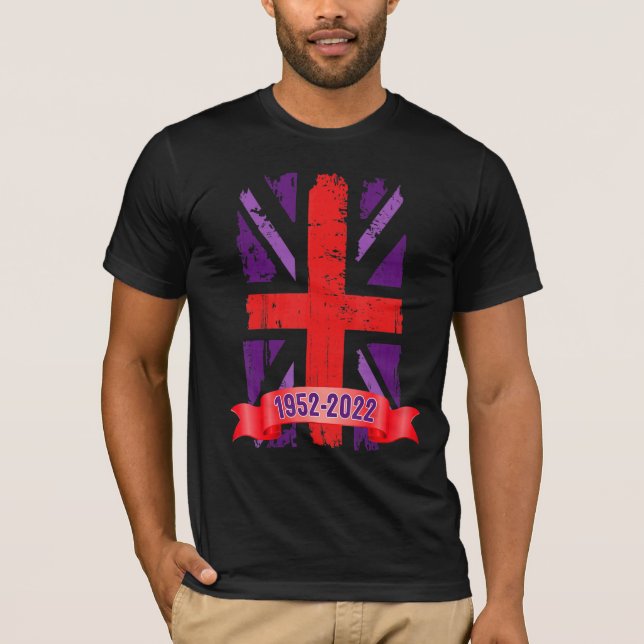Camiseta Union Jack Idea For Women For The Platinum Jubilee (Anverso)