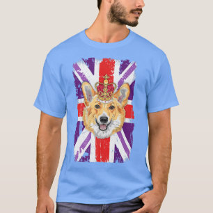 Camiseta Union Jack Idea Niños Y Corgi Amante Para Platinum