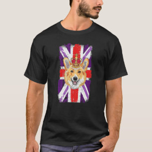 Camiseta Union Jack Idea Niños Y Corgi Para Jubileo Platinu