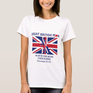 Camiseta UNION JACK Mamá británica Proverbs 31