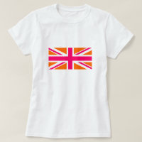 Union Jack naranja y rosa