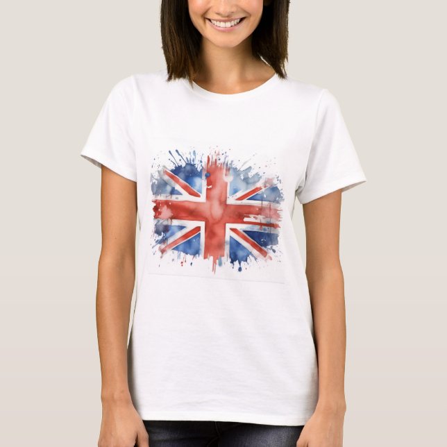 camiseta union jack para mujeres (Anverso)