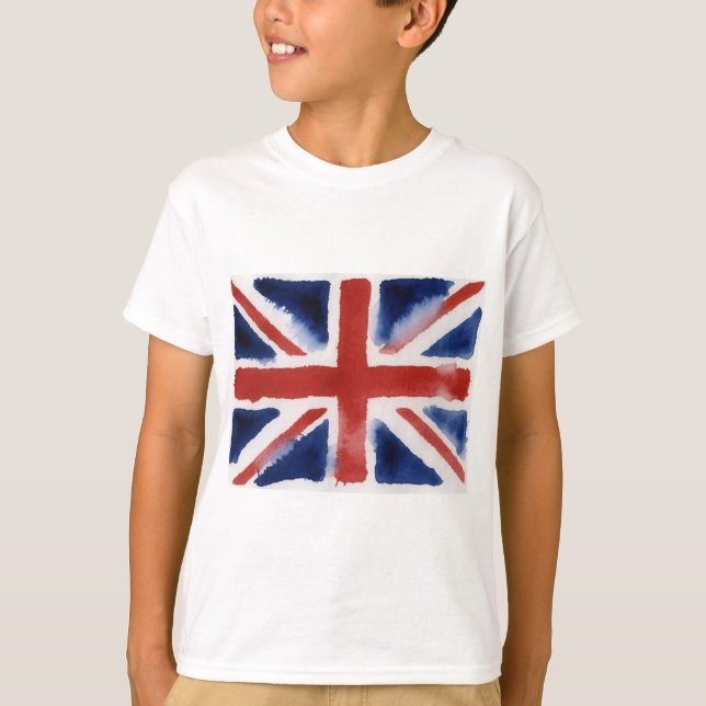 camiseta union jack para niños (Anverso)
