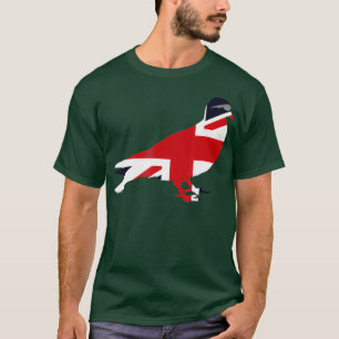 Camiseta Unión Jack Sungafas Pigeon Bird Bandera británica