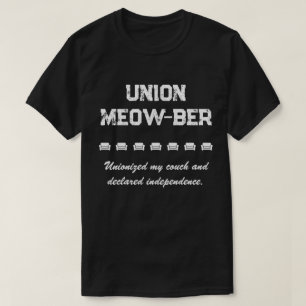 Camiseta Union Meow-ber - Sindicato de mi sofá