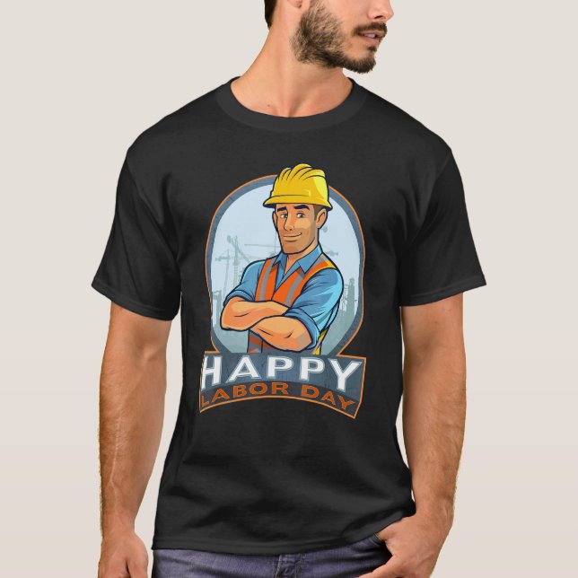 Camiseta Unión miembro Mason Constructor Happy Union (Anverso)