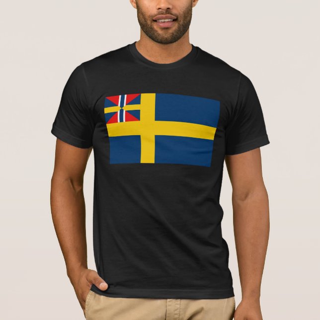 Camiseta Unión noruega sueca, Suecia (Anverso)