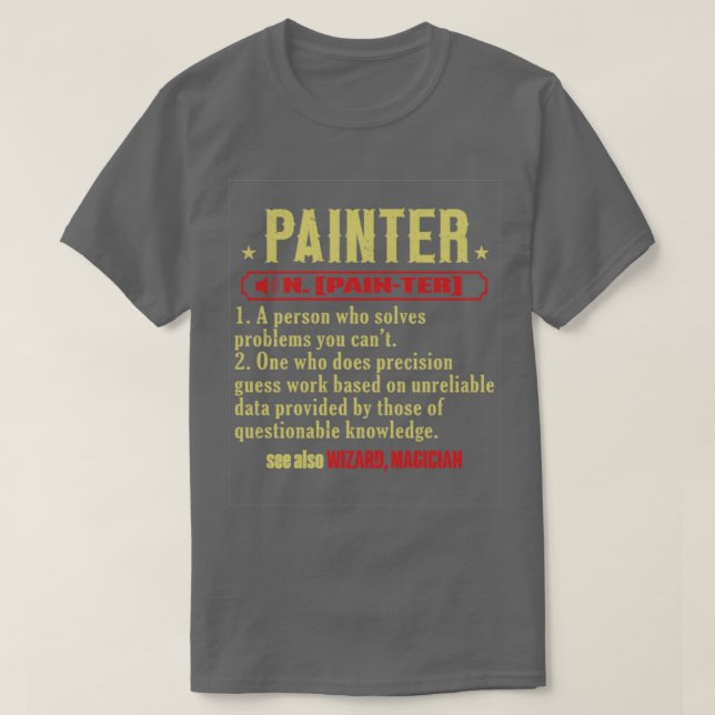 Camiseta Union Painter House Painter2 (Diseño del anverso)
