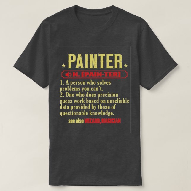 Camiseta Union Painter House Painter2 (Diseño del anverso)