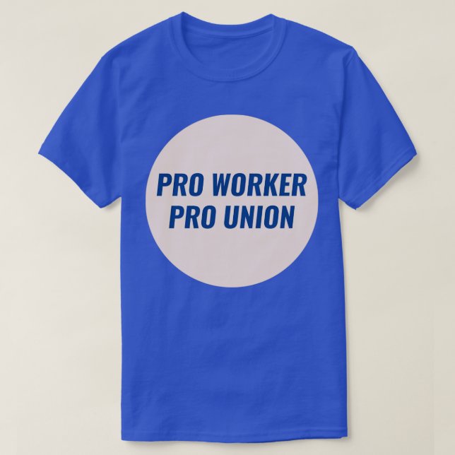 Camiseta Unión Pro Trabajador (Diseño del anverso)