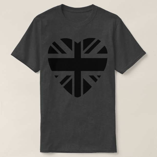 Camiseta Union Third Culture Heart Black (Diseño del anverso)