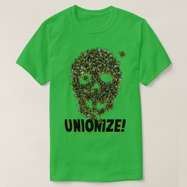 Camiseta Unionize de Tobe Fonseca (Diseño del anverso)