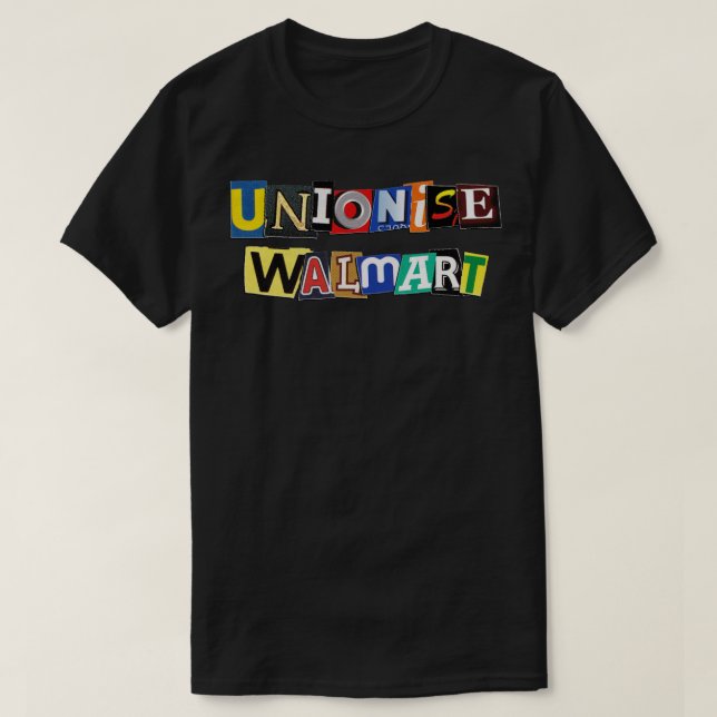 Camiseta Unionize Walmart (Diseño del anverso)