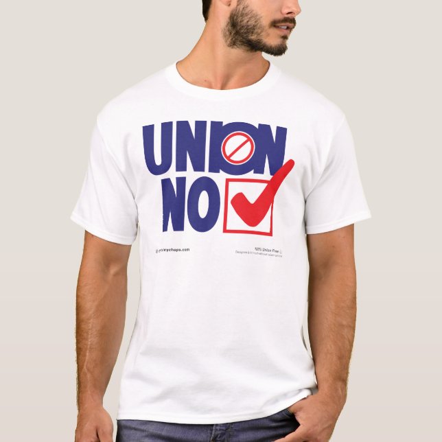 Camiseta ¡UnionNO! (Anverso)