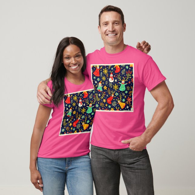 Camiseta Unique Colorful Festive Pattern Art (Unisexo)
