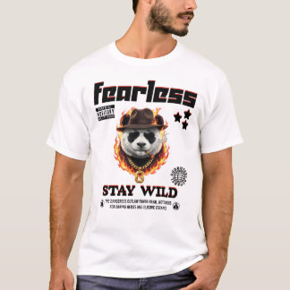 Camiseta Unique Gangster Panda Urban Streetwear Artworkt
