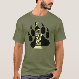 Camiseta Unique Gay Bear Paw con libertad