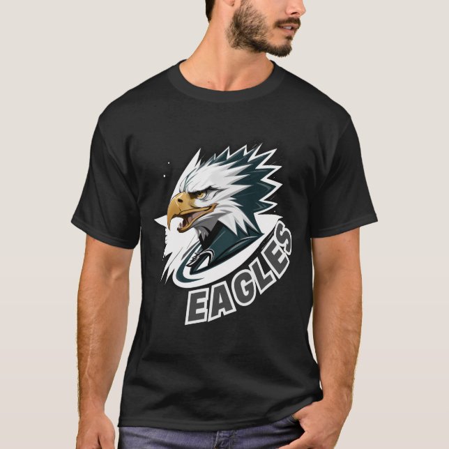 Camiseta Unique Royal Eagle Design - Modern and Powerful Ar (Anverso)