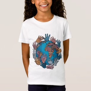 Camiseta Unir las civilizaciones - Diseño de paz y progreso