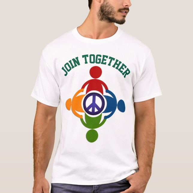 Camiseta Unirse en paz (Anverso)