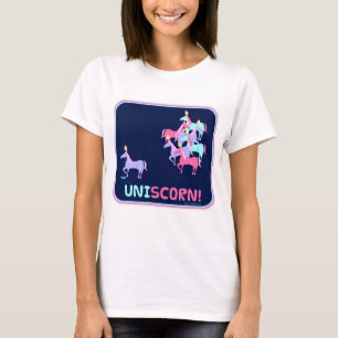Camiseta Uniscorn Funny Unicorn Bullying Design