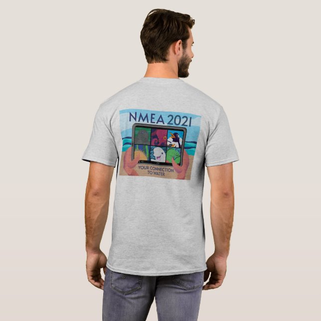 Camiseta Unisex 2021 de NMEA (Reverso completo)