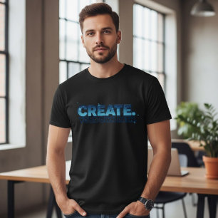 Camiseta Unisex Black T-shirt CREATE YOUR OWN PATH.