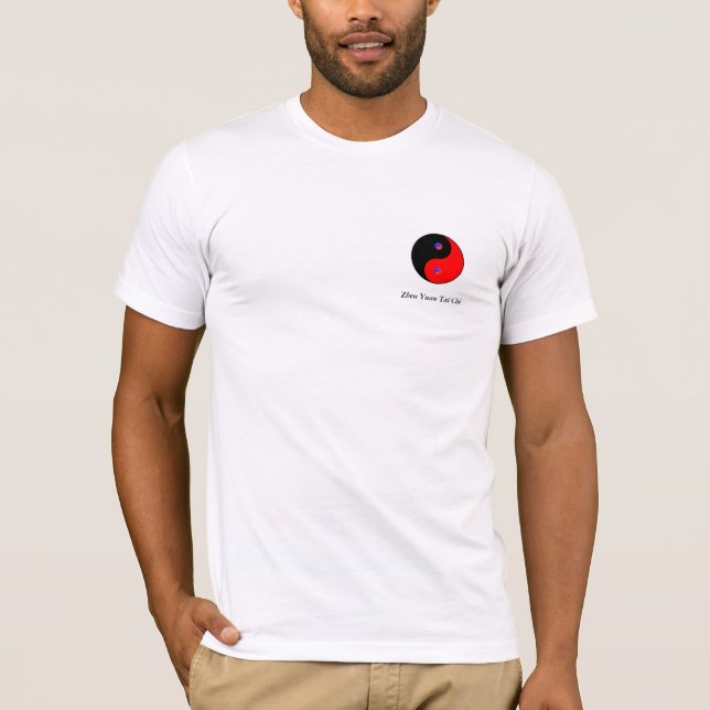 camiseta unisex blanca con símbolo de la ji del (Anverso)