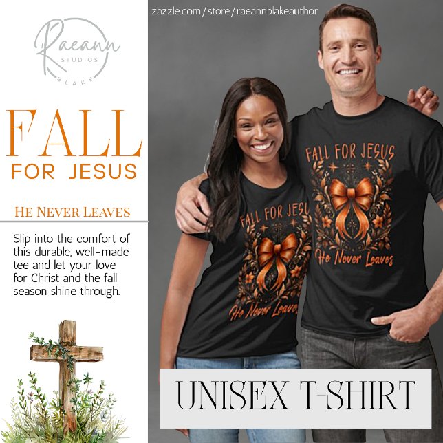 Camiseta Unisex Cae por Jesús (Subido por el creador)