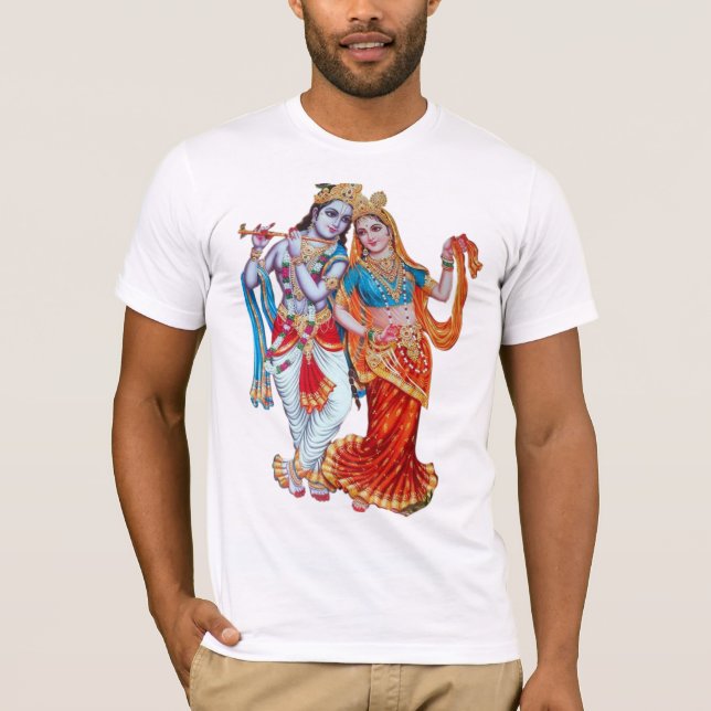 Camiseta Unisex, camiseta impresa por Radha Krishn (Anverso)