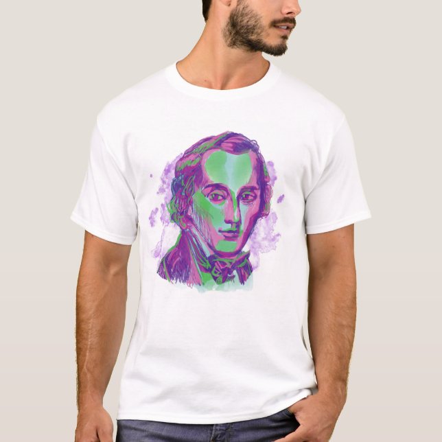 Camiseta Unisex Chopin Aurora Portrait (Anverso)
