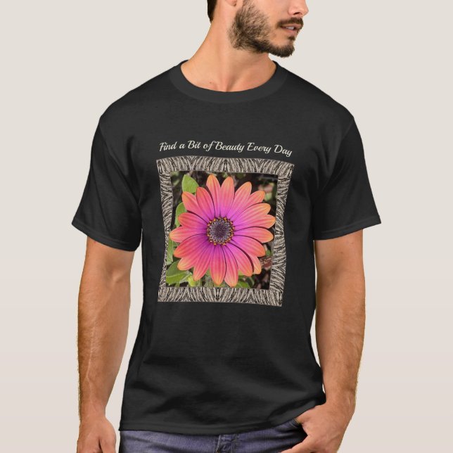 Camiseta Unisex con brillante Gazania (Anverso)