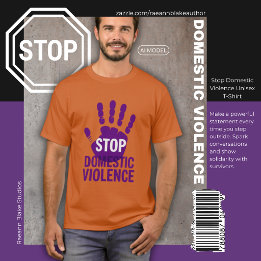 Camiseta Unisex Contra la Violencia Doméstica