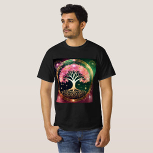 Camiseta Unisex Cotton Universe Tree