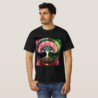 Camiseta Unisex Cotton Universe Tree