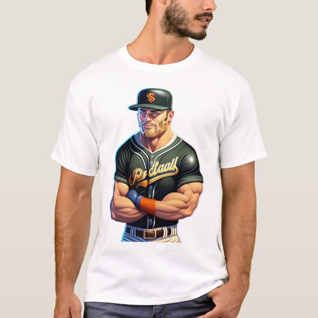 Camiseta Unisex De Béisbol (Anverso)