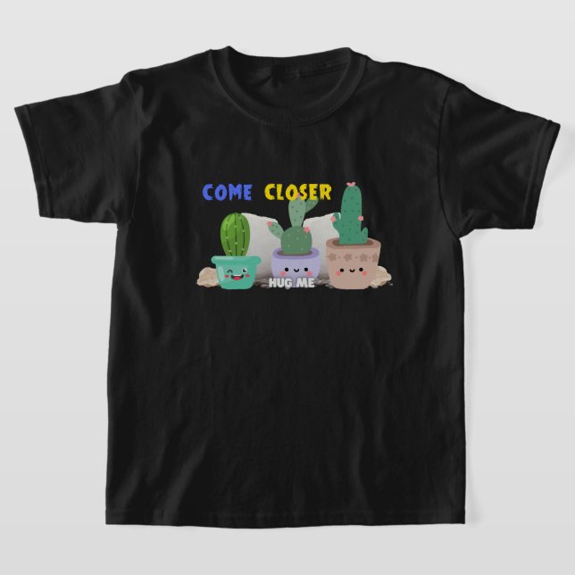 Camiseta Unisex de Cactus Cute (Distribución)