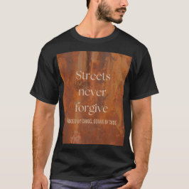 Camiseta unisex de calle underground negra