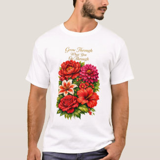 Camiseta Unisex de Cita Floral