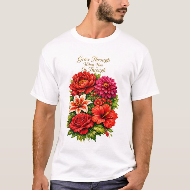 Camiseta Unisex de Cita Floral (Anverso)