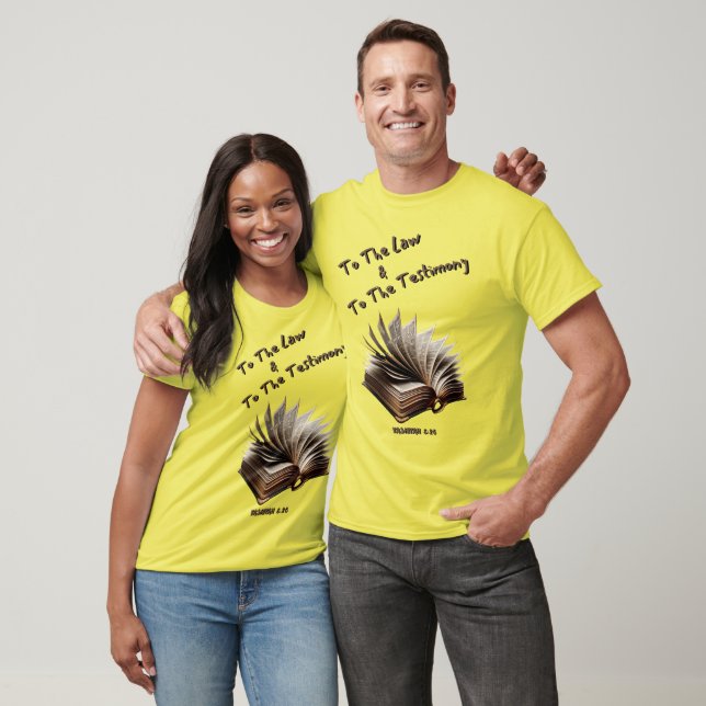Camiseta Unisex de Derecho y Testimonio (Unisexo)