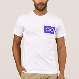 Camiseta unisex de la bandera de Metis de la