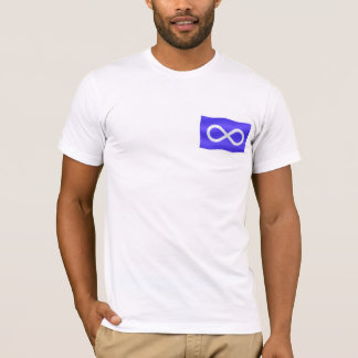 Camiseta unisex de la bandera de Metis de la