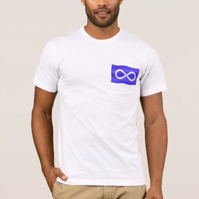 Camiseta unisex de la bandera de Metis de la (Anverso)